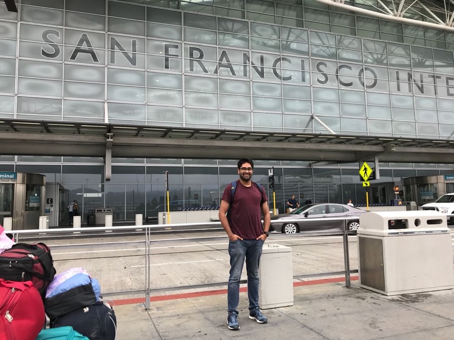Arriving at SFO in 2018