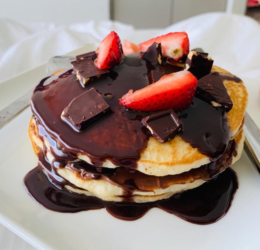 Kanak's pancakes from the hotel kitchen